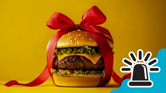 hamburguesa de regalo